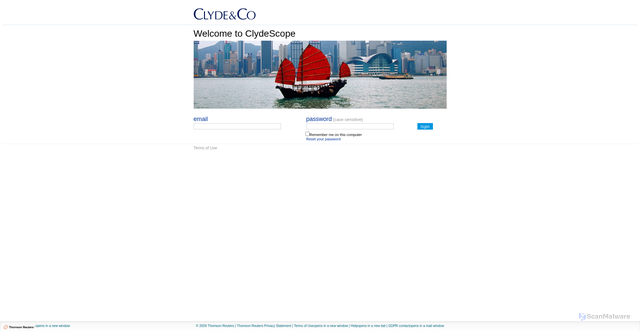 Security scan screenshot of https://www.clydescope.com