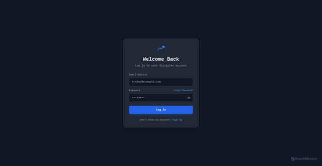 Security scan screenshot of https://stockplex-5z0izhz2q3.edgeone.app/