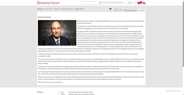 Security scan screenshot of https://austria-forum.org/af/AEIOU/Auslands%C3%B6sterreicher/Nowak%2C_Martin