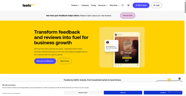 Security scan screenshot of https://api.feefo.com/
