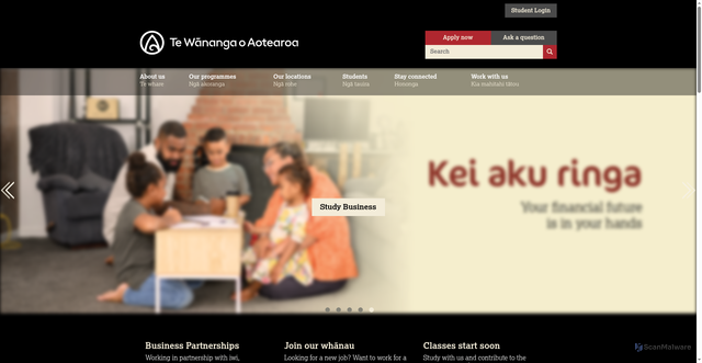 Security scan screenshot of https://www.twoa.ac.nz/