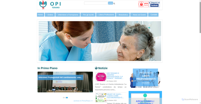 Security scan screenshot of https://www.opiteramo.it/