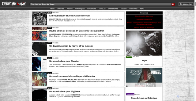 Security scan screenshot of https://shootmeagain.com