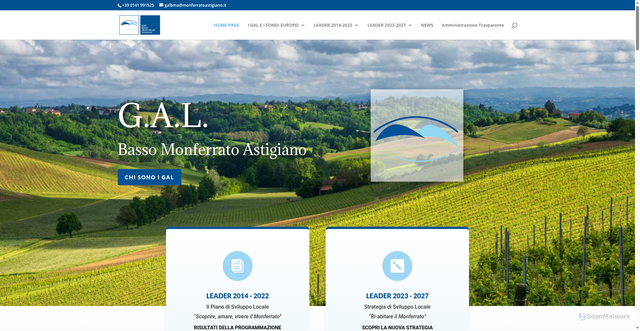 Security scan screenshot of https://www.monferratoastigiano.it/