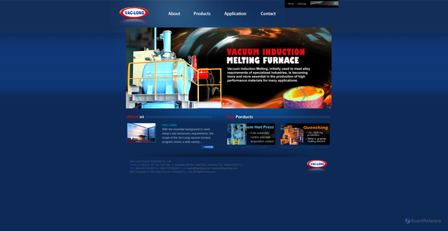 Security scan screenshot of https://www.vaclong.com/web/en/