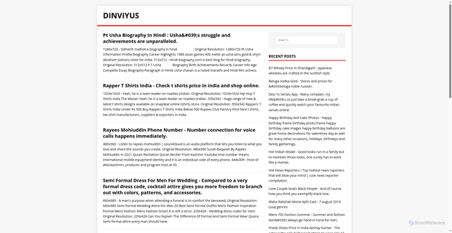 Security scan screenshot of https://yusvinid.pages.dev/page/3/