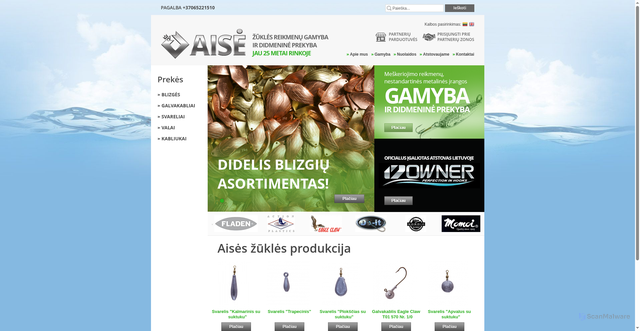 Security scan screenshot of https://www.aiseszukle.eu