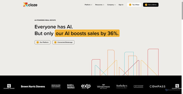 Security scan screenshot of https://cloze.com