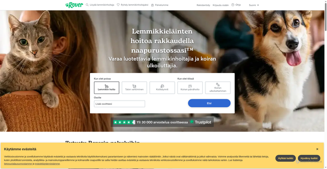 Security scan screenshot of https://links.rover.com