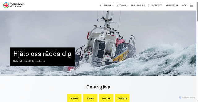 Security scan screenshot of https://Ssrs.se