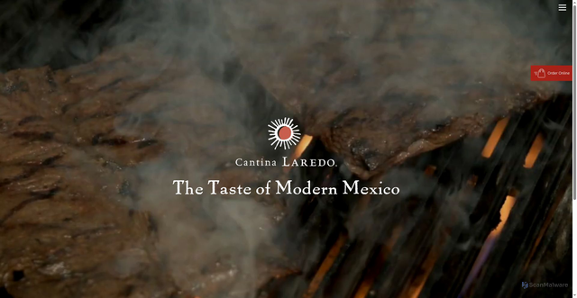 Security scan screenshot of https://www.cantinalaredo.com/