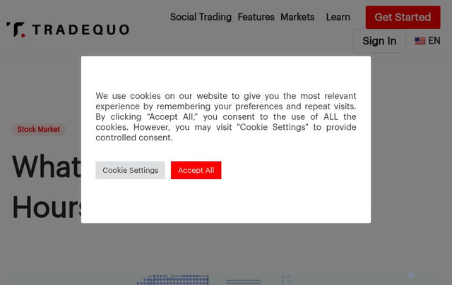 Security scan screenshot of https://tradequoid.com/investing-basic/stock-market/what-is-the-stock-market-hours/