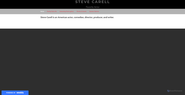 Security scan screenshot of https://turnercarolineactor.weebly.com/