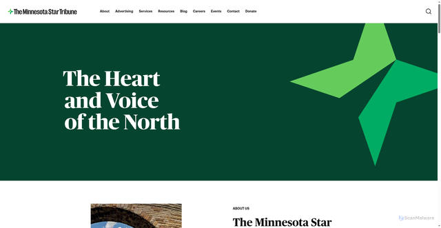 Security scan screenshot of https://www.startribunecompany.com/