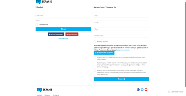 Security scan screenshot of https://csn.naekranie.pl