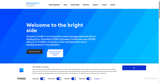 Security scan screenshot of https://dynamiccredit.com