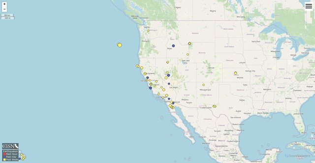 Security scan screenshot of https://cisn.org/map/index.html
