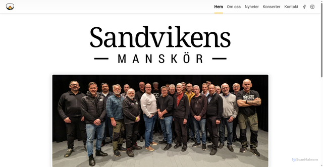 Security scan screenshot of https://manskor.se