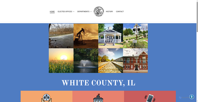 Security scan screenshot of https://www.whitecounty-il.gov/