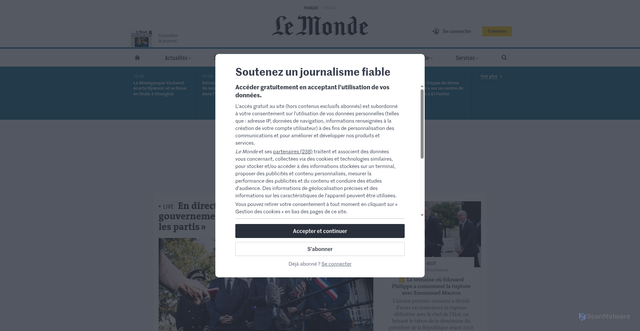 Security scan screenshot of https://mrelay-prcl.com/
