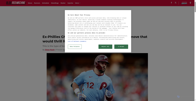 Security scan screenshot of https://blogredmachine.com/ex-phillies-gm-floats-jaw-dropping-kyle-schwarber-move-that-would-thrill-reds-fans