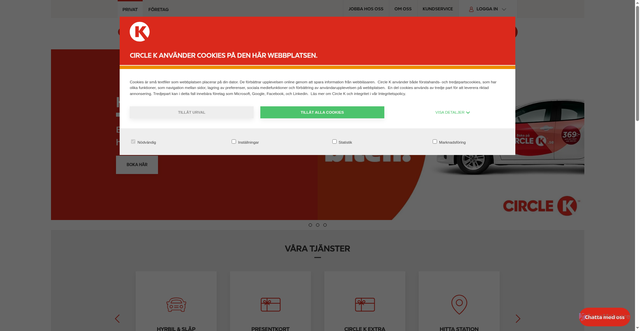 Security scan screenshot of https://www.circlek.se/