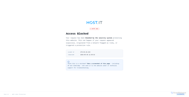Security scan screenshot of https://www.comune.portoferraio.li.it