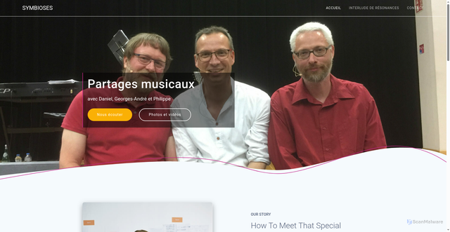 Security scan screenshot of https://musique.gaboivin.net