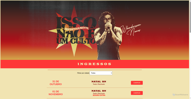 Security scan screenshot of https://whindersson.nonstop.com.br/