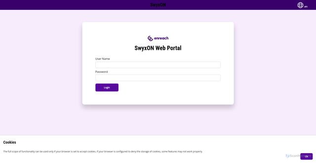 Security scan screenshot of https://swyxon.com