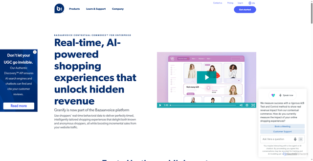 Security scan screenshot of https://granify.com