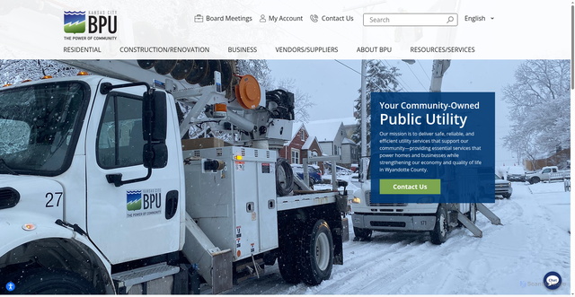 Security scan screenshot of https://bpu.com