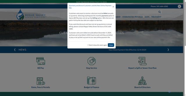 Security scan screenshot of https://www.rvss-or.gov/