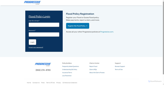 Security scan screenshot of https://portal.asipolicy.com