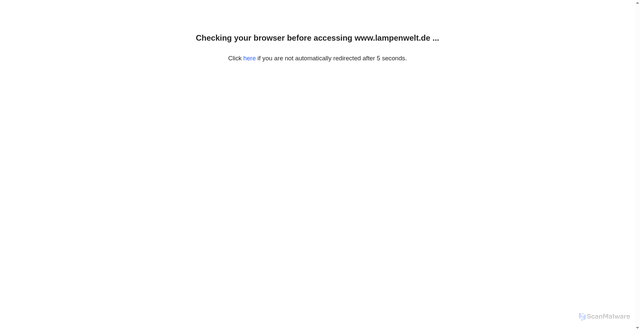 Security scan screenshot of https://lampenwelt.de