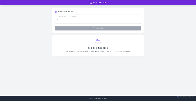 Security scan screenshot of https://hscode-demo-web.pages.dev/