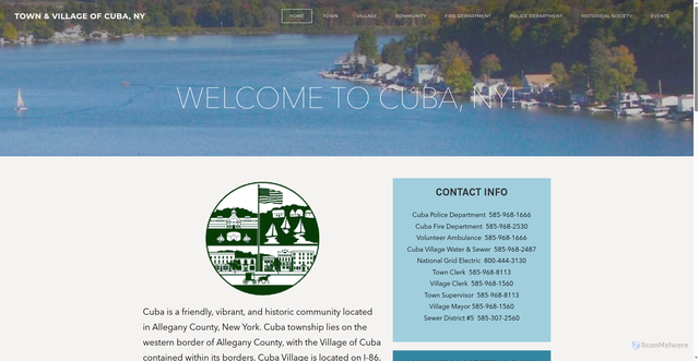 Security scan screenshot of https://www.cubany.gov/