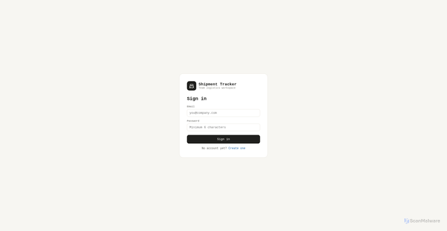 Security scan screenshot of https://shipplogr.com/
