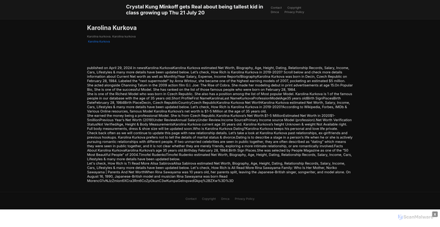Security scan screenshot of https://roommateratinghugo-xa285gtyfr.edgeone.app/20840-karolina-kurkova.html
