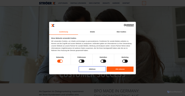 Security scan screenshot of https://realperson.de