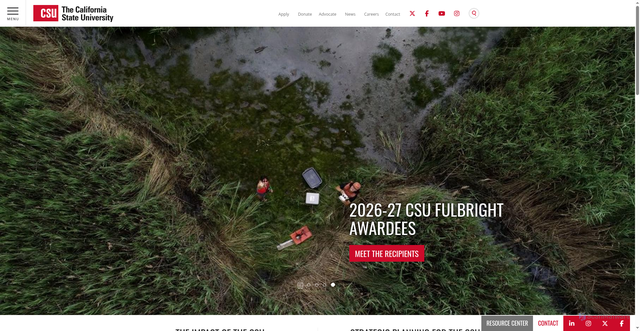 Security scan screenshot of https://cmsweb.cms.csusb.edu