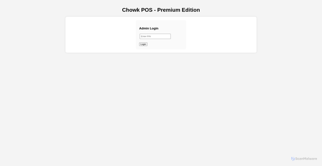 Security scan screenshot of https://chowkpos-xqzbkolyob.edgeone.app/