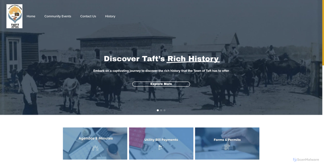Security scan screenshot of https://www.taftok.gov/