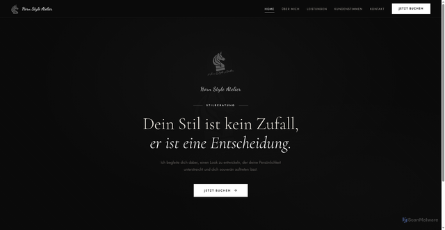 Security scan screenshot of https://hornstyleatelier.com/