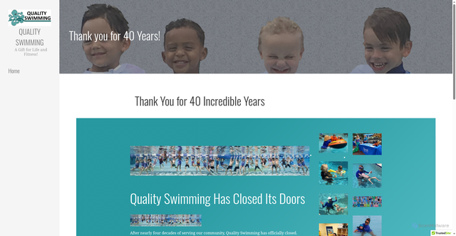 Security scan screenshot of https://qualityswimming.com/