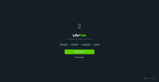 Security scan screenshot of https://lifepath-eskhanph5f.edgeone.app/