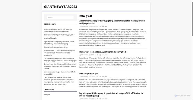 Security scan screenshot of https://giantnewyear2023.pages.dev/categories/new-year/