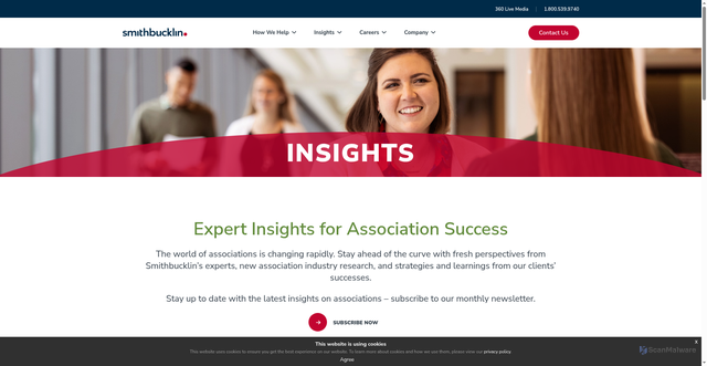 Security scan screenshot of https://news.content.smithbucklin.com