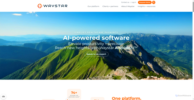 Security scan screenshot of https://zirmed.com