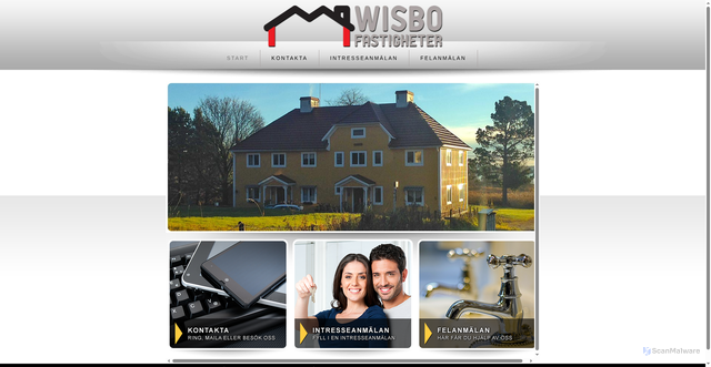 Security scan screenshot of https://wisbo.se